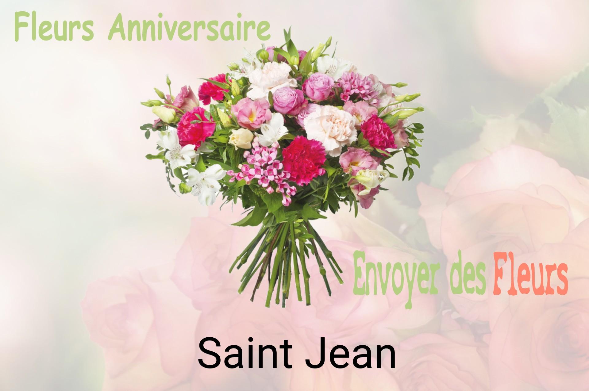 Bouquet de fleurs d’anniversaire livré à Saint-Jean